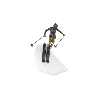 Skier Sculpture