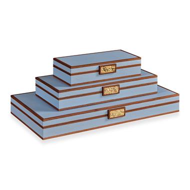 Light Blue Stacking Boxes