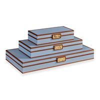 Light Blue Stacking Boxes