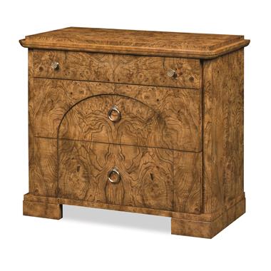 Vienna Biedermeier Burl Chest